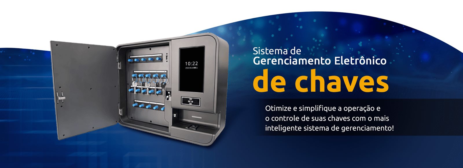 Banner do site: sistema de gerenciamento eletrônico de chaves
