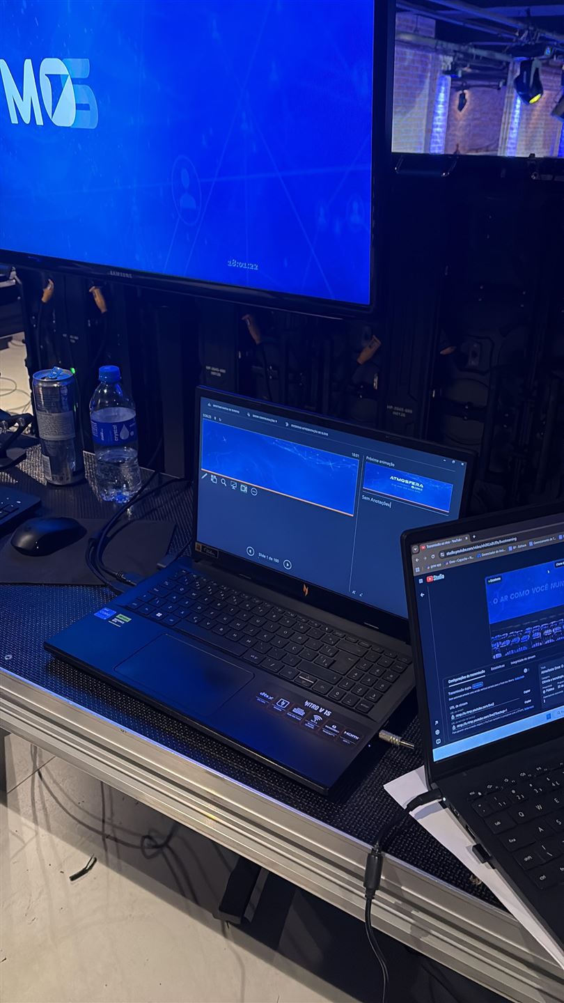 Bastidores do evento Atmosfera